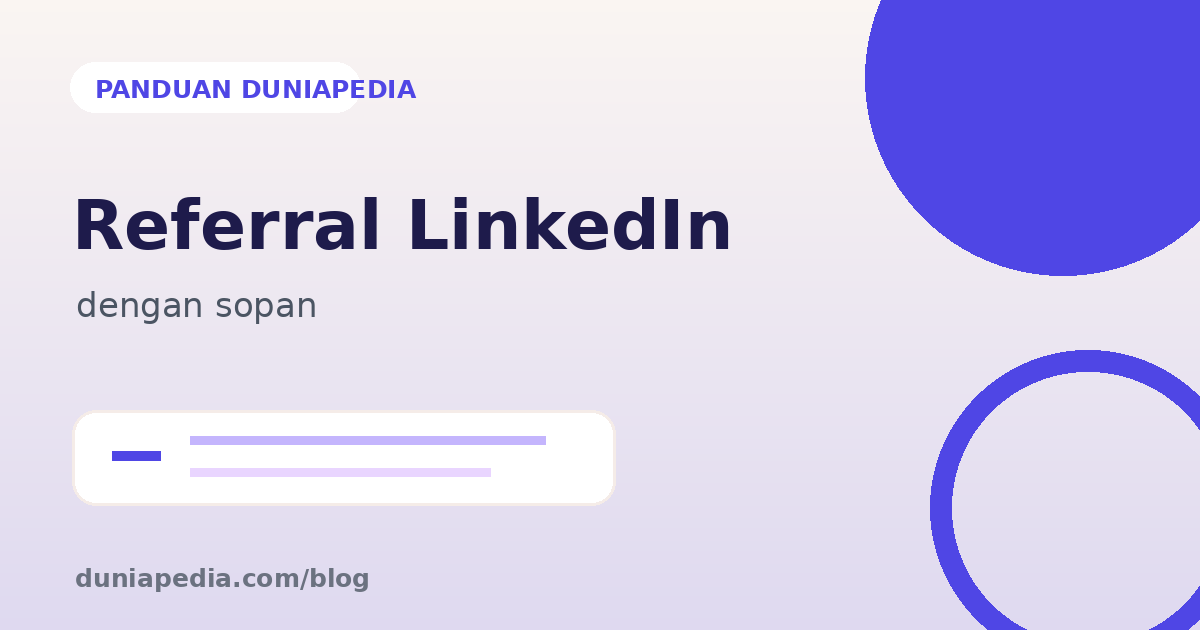 Ilustrasi dua profesional berkomunikasi secara sopan tentang referral pekerjaan melalui LinkedIn
