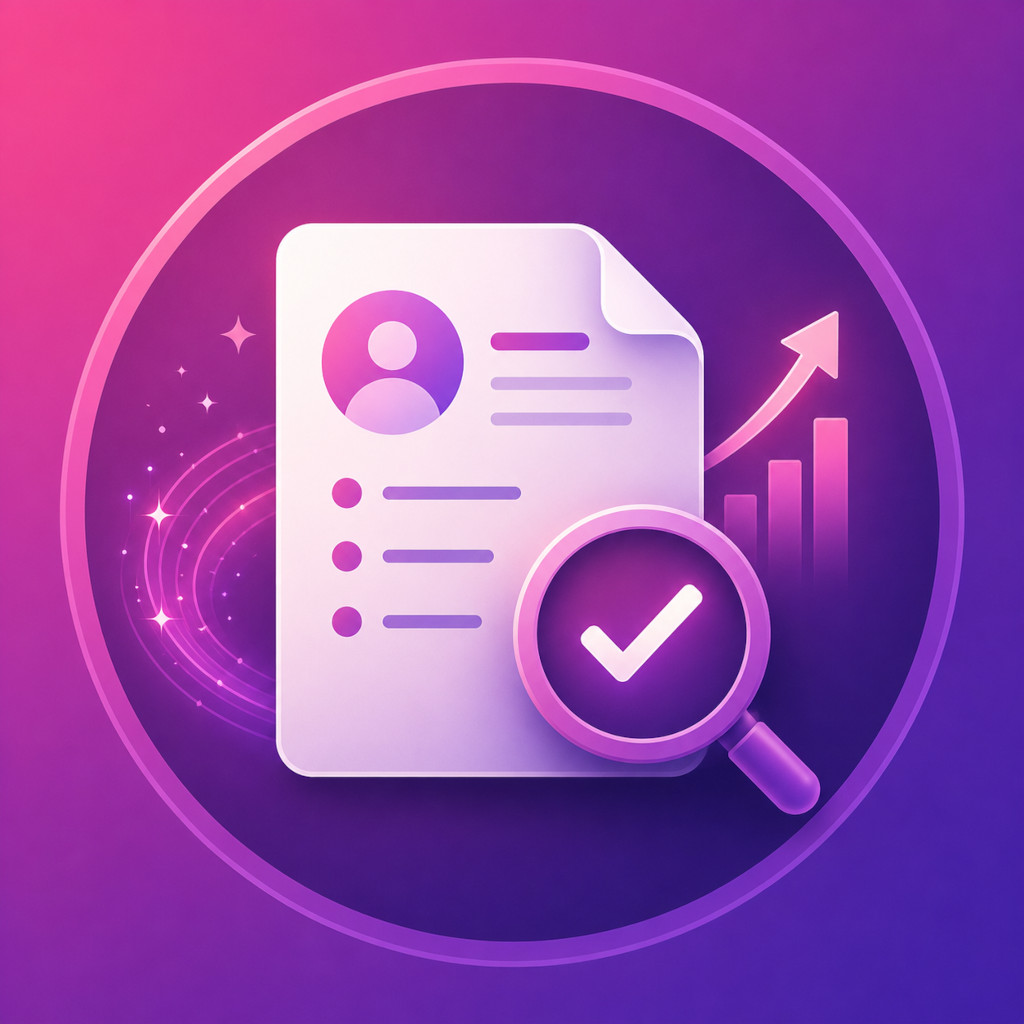 Ilustrasi ATS CV Optimizer untuk mengoptimalkan CV lamaran kerja