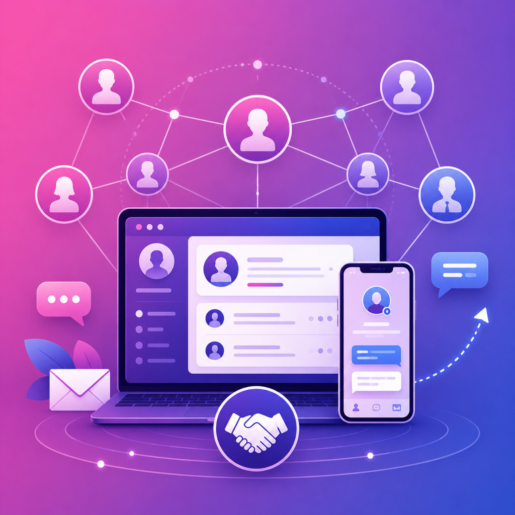 Ilustrasi penyusun strategi networking dan referral profesional