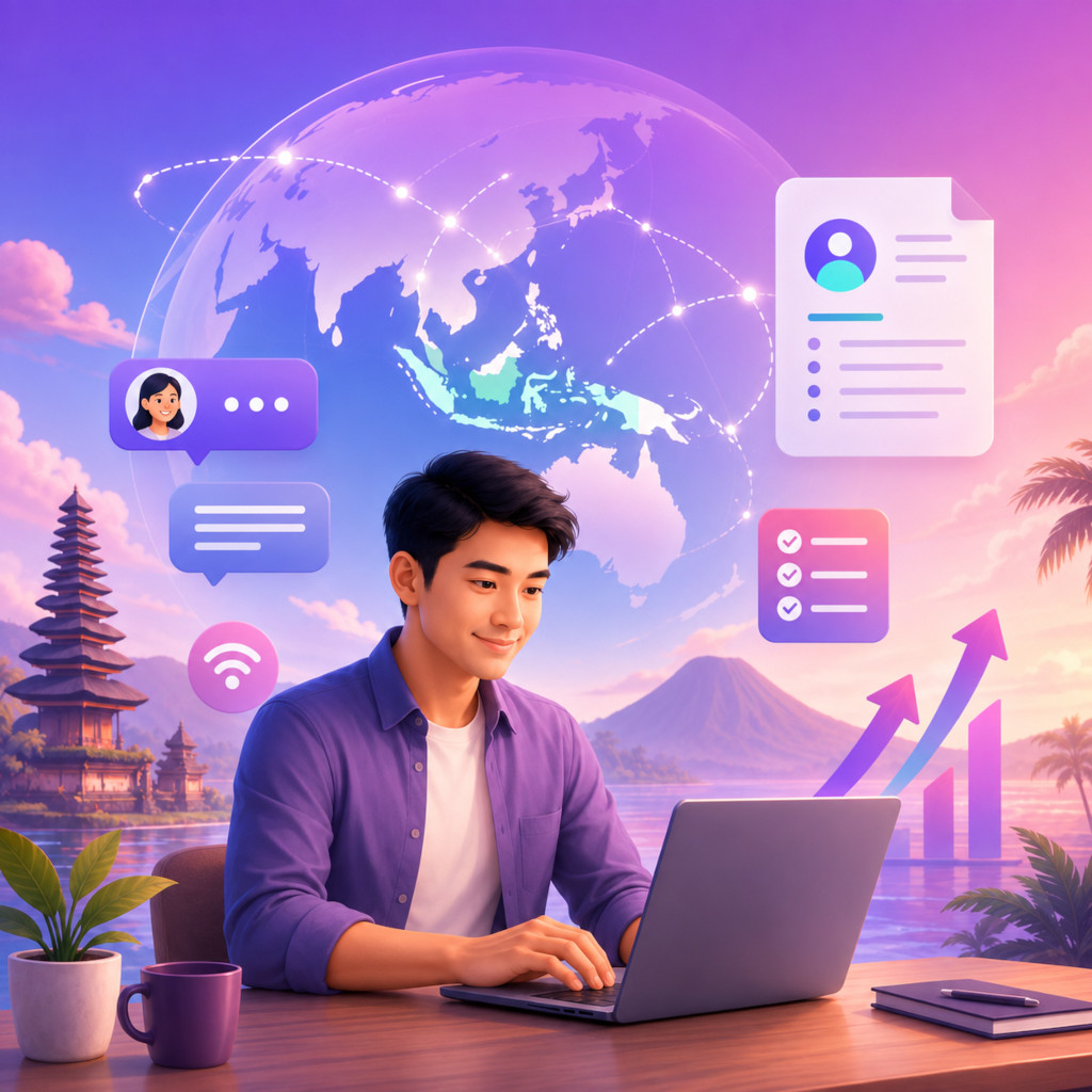Bundle Remote Career Starter Duniapedia berisi empat Custom GPT termasuk KerjaVA Mentor